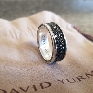 David Yurman Streamline Black Diamond Ring